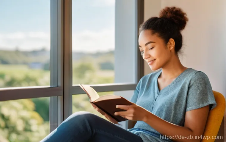 소셜미디어 사용자로서의 책임감 고취하기 - **Prompt:** A young woman (20s, of average build and modest appearance) with a determined yet though...